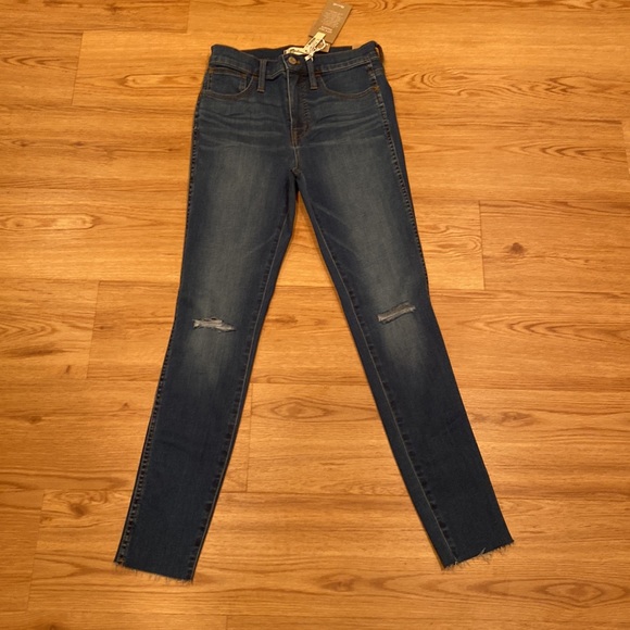 BNWT Madewell Roadtripper Jeans: Knee-Rip Edition - Picture 6 of 16